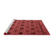 Modern Red Washable Rugs