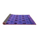 Sideview of Abstract Purple Modern Rug, abs5174pur