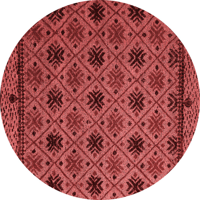 Machine Washable Abstract Red Modern Rug, wshabs5174red