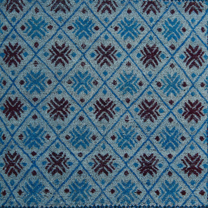 Abstract Koi Blue Modern Rug, abs5174