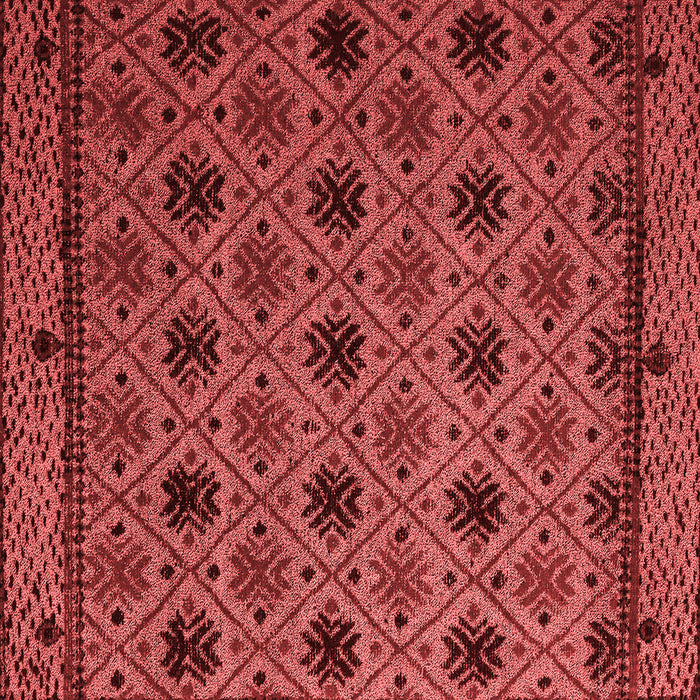 Machine Washable Abstract Red Modern Rug, wshabs5174red