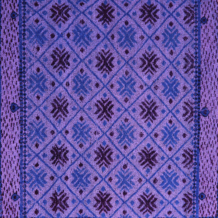 Square Abstract Purple Modern Rug, abs5174pur