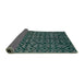 Sideview of Abstract Green Modern Rug, abs5175