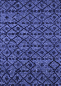 Abstract Blue Modern Rug, abs5175blu