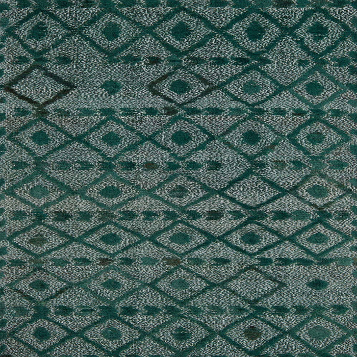 Square Abstract Green Modern Rug, abs5175