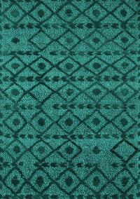 Abstract Turquoise Modern Rug, abs5175turq