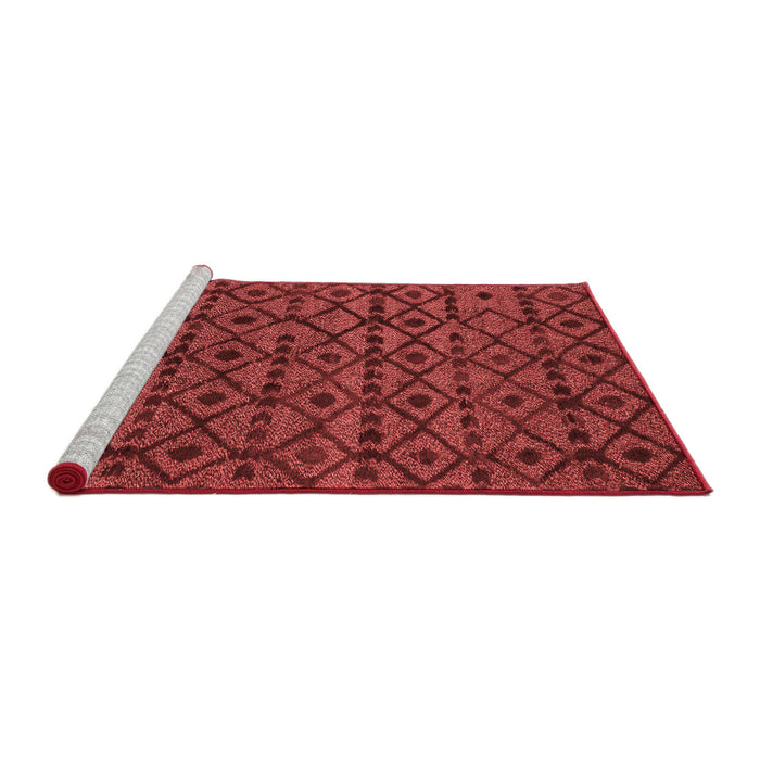 Modern Red Washable Rugs