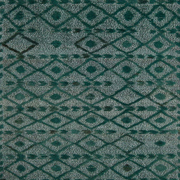 Square Machine Washable Abstract -Sea Green Rug, wshabs5175