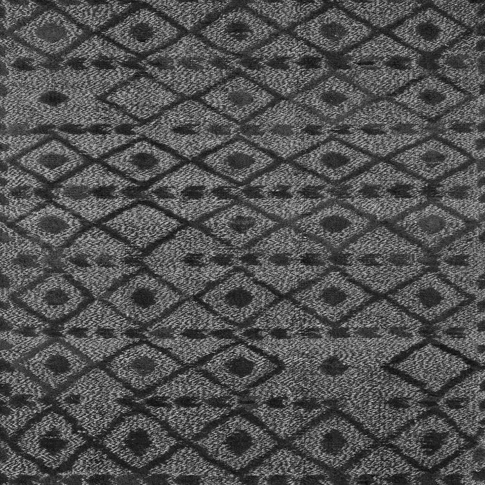 Square Abstract Gray Modern Rug, abs5175gry