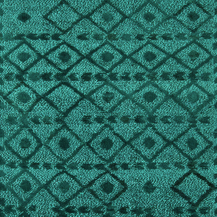 Machine Washable Abstract Turquoise Modern Area Rugs, wshabs5175turq