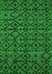 Abstract Green Modern Rug, abs5175grn