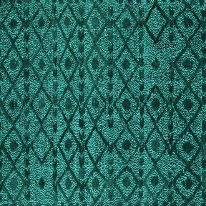 Square Abstract Turquoise Modern Rug, abs5175turq