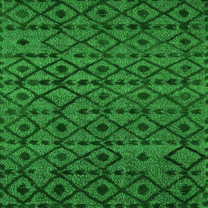 Square Abstract Green Modern Rug, abs5175grn