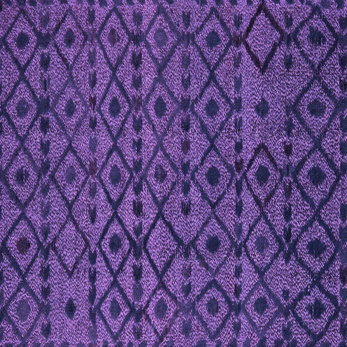 Square Machine Washable Abstract Purple Modern Area Rugs, wshabs5175pur