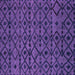 Square Machine Washable Abstract Purple Modern Area Rugs, wshabs5175pur