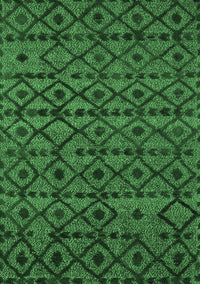 Abstract Emerald Green Modern Rug, abs5175emgrn