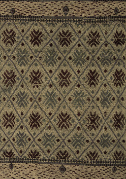 Abstract Brown Modern Rug, abs5176brn