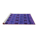 Sideview of Machine Washable Abstract Purple Modern Area Rugs, wshabs5176pur