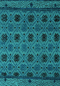 Abstract Turquoise Modern Rug, abs5176turq