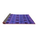 Sideview of Abstract Purple Modern Rug, abs5176pur