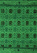 Abstract Green Modern Rug, abs5176grn