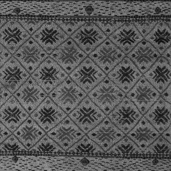 Square Abstract Gray Modern Rug, abs5176gry