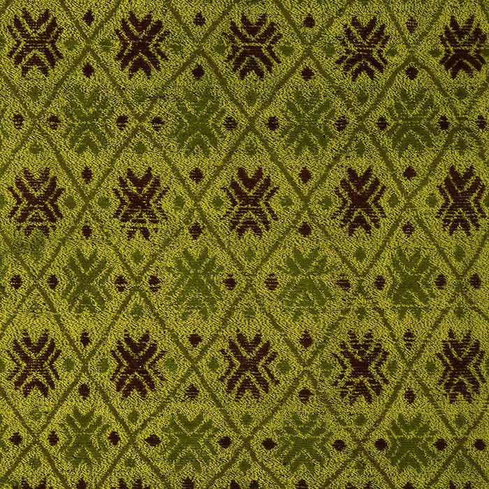 Abstract Yellow Modern Rug, abs5176yw