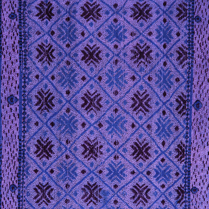 Square Machine Washable Abstract Purple Modern Area Rugs, wshabs5176pur