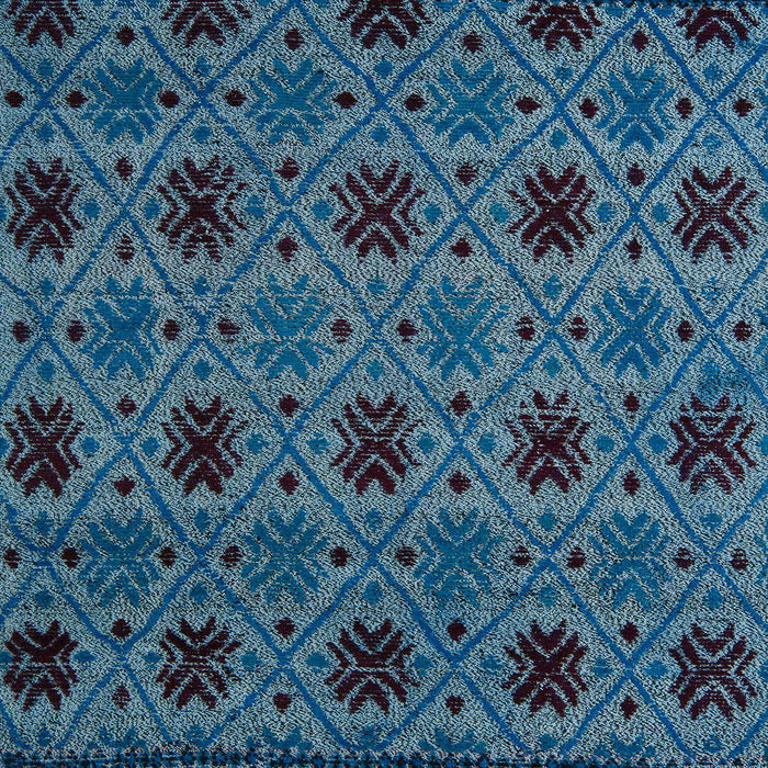 Abstract Blue Modern Rug, abs5176