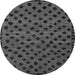 Round Abstract Gray Modern Rug, abs5177gry