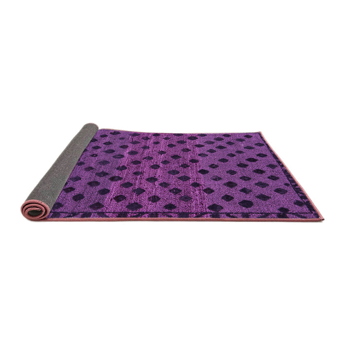 Sideview of Abstract Pink Modern Rug, abs5177pnk