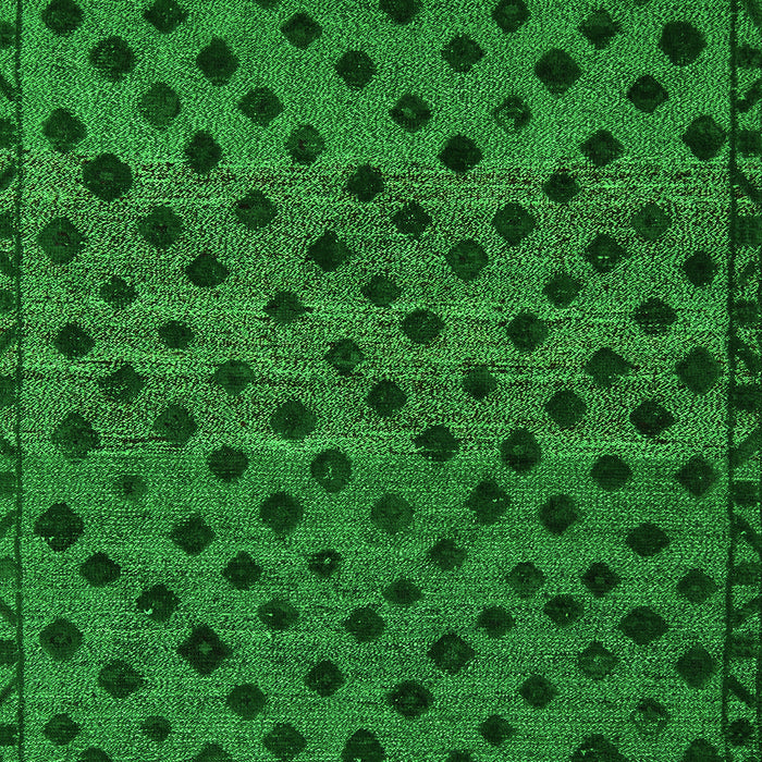 Abstract Green Modern Rug, abs5177grn