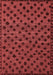 Abstract Red Modern Area Rugs