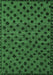 Machine Washable Abstract Emerald Green Modern Area Rugs, wshabs5177emgrn