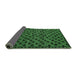 Sideview of Abstract Emerald Green Modern Rug, abs5177emgrn