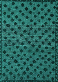 Abstract Turquoise Modern Rug, abs5177turq