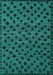 Abstract Turquoise Modern Rug, abs5177turq