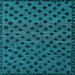 Square Abstract Light Blue Modern Rug, abs5177lblu