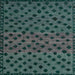 Square Abstract Green Modern Rug, abs5177