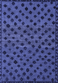 Abstract Blue Modern Rug, abs5177blu