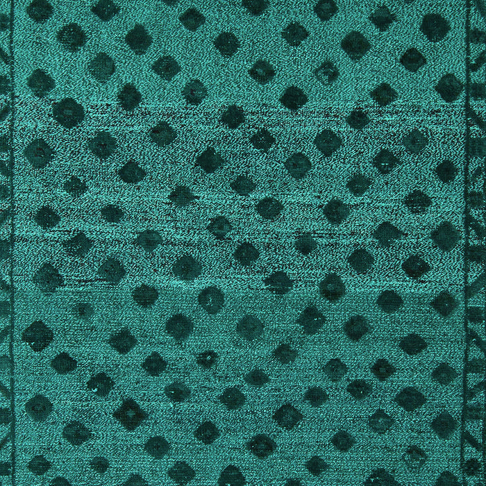 Machine Washable Abstract Turquoise Modern Area Rugs, wshabs5177turq