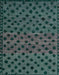 Abstract Green Modern Rug, abs5177