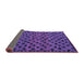 Sideview of Abstract Purple Modern Rug, abs5177pur