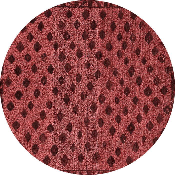 Abstract Red Modern Rug, abs5177red