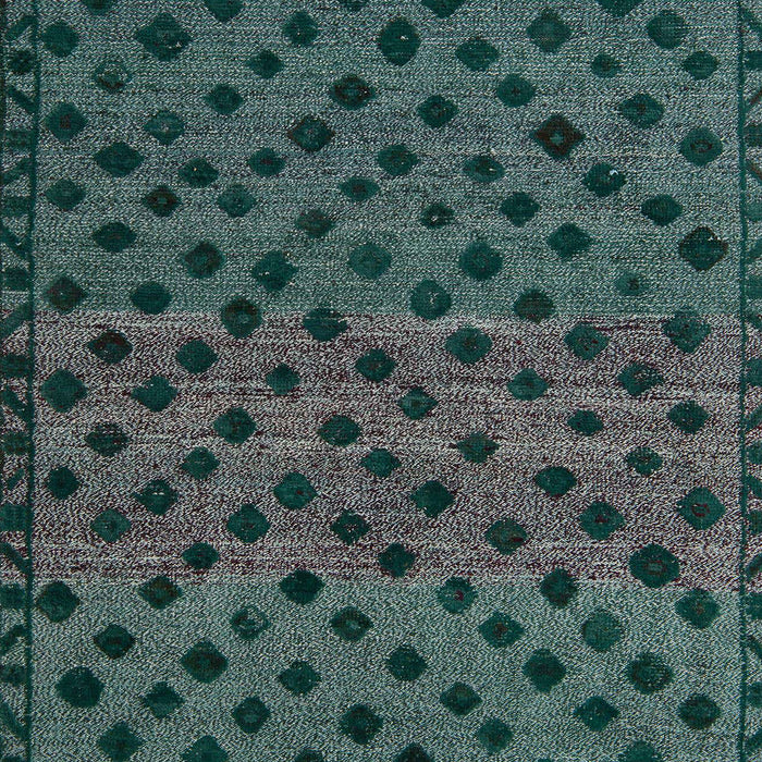 Machine Washable Abstract -Sea Green Rug, wshabs5177