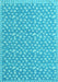 Abstract Light Blue Modern Rug, abs5178lblu