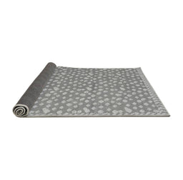 Sideview of Abstract Gray Modern Rug, abs5178gry
