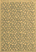 Abstract Brown Modern Rug, abs5178brn