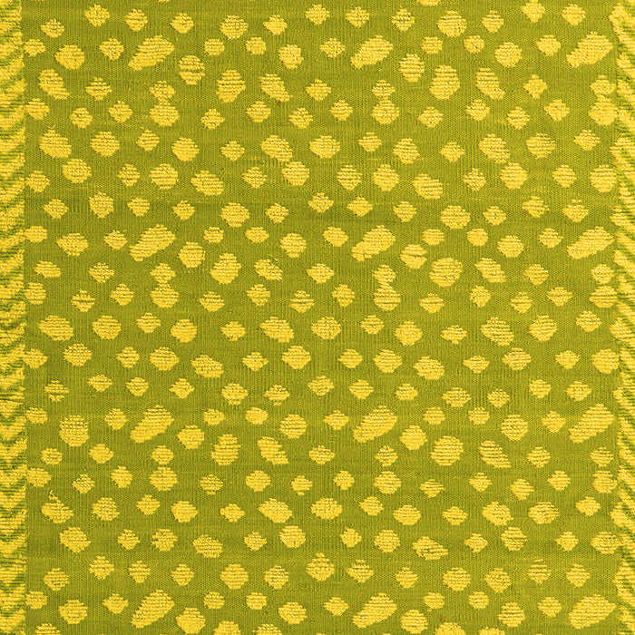 Machine Washable Abstract Yellow Modern Rug, wshabs5178yw