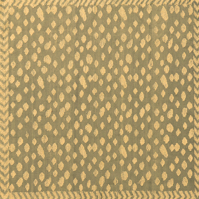 Square Machine Washable Abstract Brown Modern Rug, wshabs5178brn